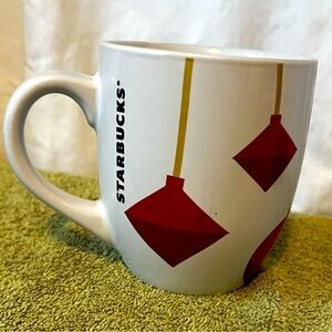 Starbucks 2012 Holiday Christmas Coffee Tea Mug Cup Hanging Ornaments